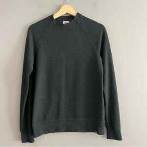 Faherty Brand Mens Dark Gray Long Sleeve Crew Neck Pullover Sweatshirt Size XS